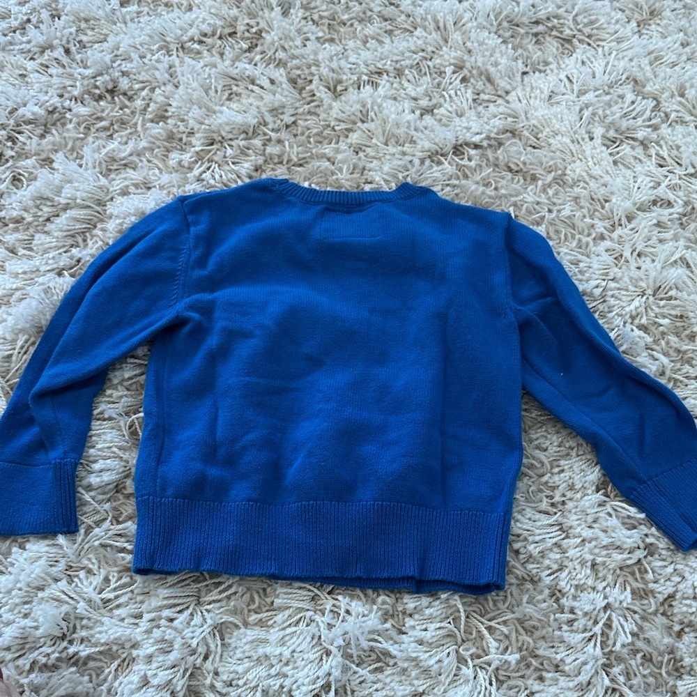 OshKosh B'gosh Blue Yeti Graphic Sweater Size 2T - Picture 4 of 4
